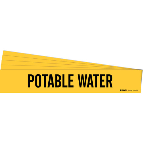 7218-1HV-PK Brady  Pipe Marker - Image1