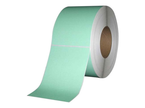 4" x 6" DT Paper Label (Green) (Case) - DT400600P365