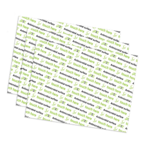 Star Micronics AMC-DH S3RL CLR 10PK Antimicrobial Covers Label (Clear) (Case) - 37950700