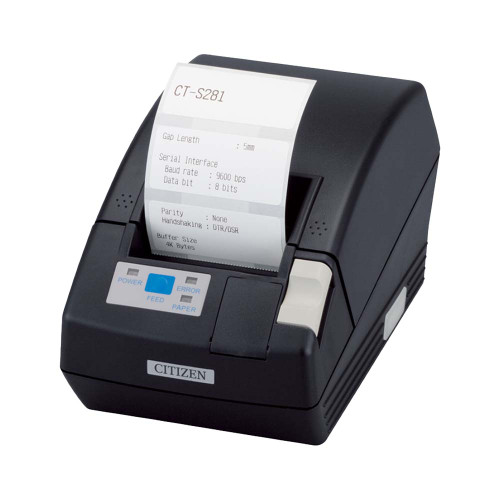 Citizen CT-S281 Barcode Printer - CT-S281UBU-BK-PLM1