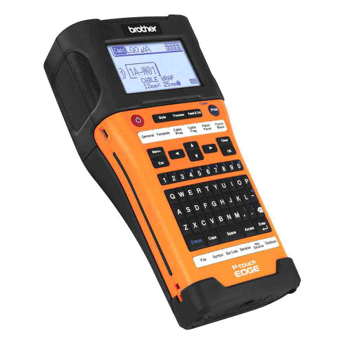 Brother P-Touch Edge 550W Barcode Printer Industrial Handheld Labeling Tool Kit - PTE550W
