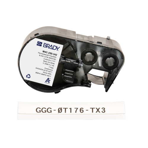 M4C-250-342 Brady  Label - Image1