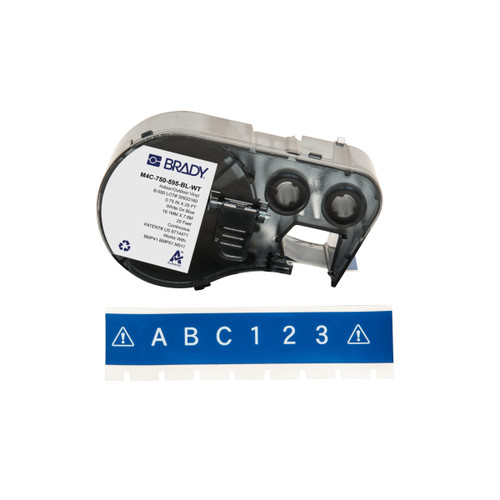 M4C-750-595-BL-WT Brady  Label - Image1