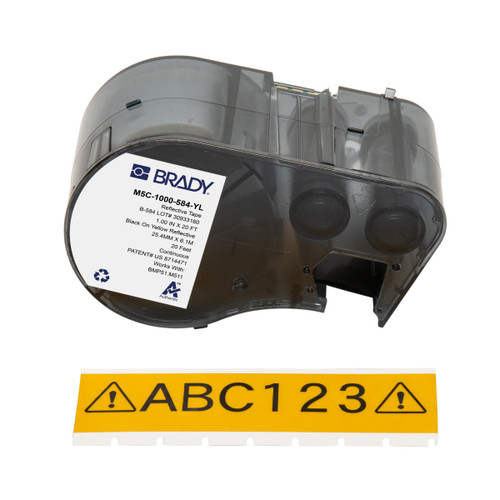 M5C-1000-584-YL Brady  Label - Image1