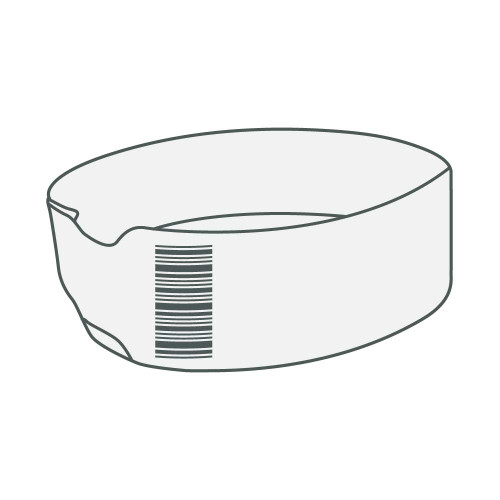 LB2-BABY-S Zebra LaserBand Wristband