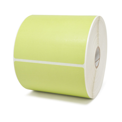 4" x 6" Zebra Z-Perform 2000D Label (Green) (Roll) - 10010035-1-R