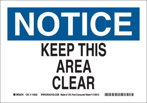 Brady Label (Sign) - 116187-BRADY