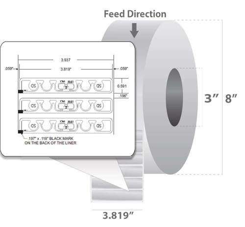 10015352 Zebra Z-Perform 1500T Label