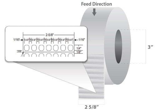 10022950 Zebra Z-Ultimate 2000T Label