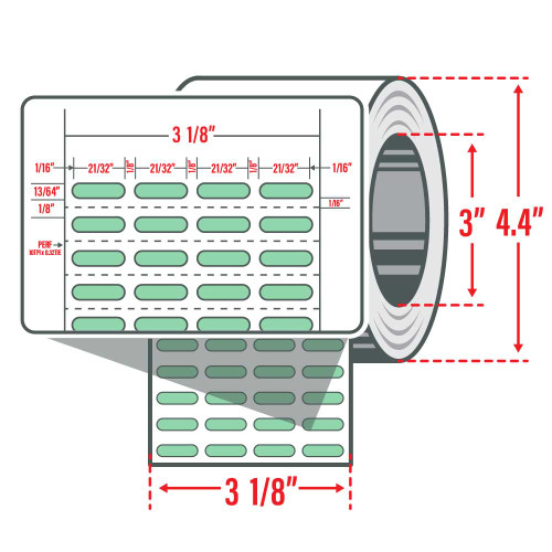 10023311 Zebra Z-Supreme 4000T Label