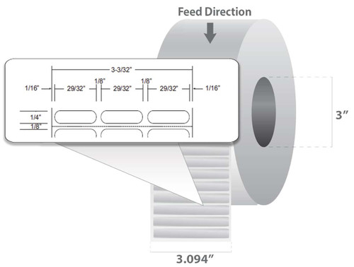 10022977 Zebra Z-Ultimate 2000T Label