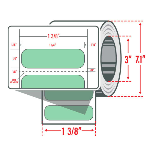 10023318 Zebra Z-Supreme 4000T Label