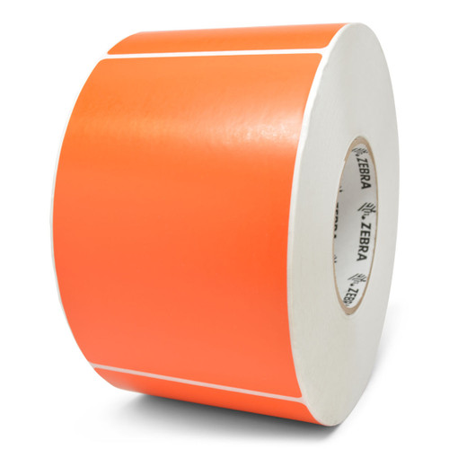 4" x 6" Zebra Z-Perform 2000T Label (Fluorescent Orange) (Roll) - 10006208-7-EA