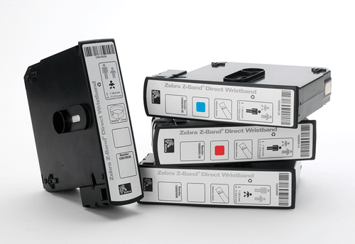 10007003K-EA Zebra Z-Band QuickClip Wristband