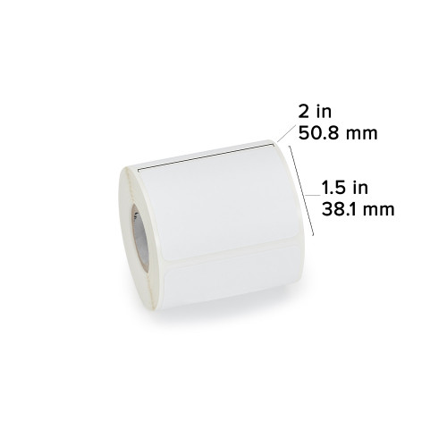 2" x 1.5" Zebra Z-Select 4000D Label (Roll) - 10015767-EA