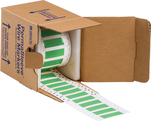 Brady PermaSleeve Marker Label - 3PS-375-2-GR-S