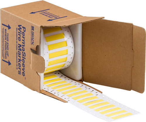 Brady PermaSleeve Marker Label - 3PS-250-2-YL-S-4
