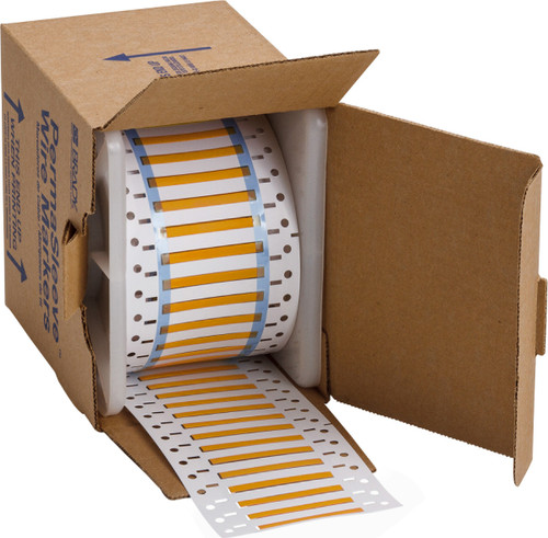 Brady PermaSleeve Marker Label - 3PS-187-2-OR-S-4