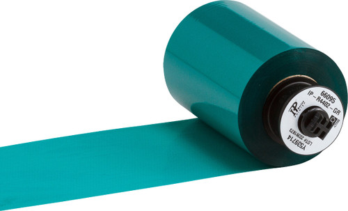 3.27" x 984' Brady R4400 Resin Ribbon (Green) (Roll) - IP-R4402-GR