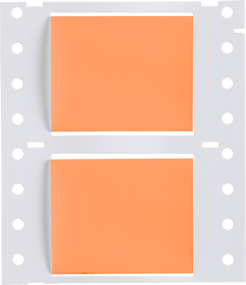 2" x 1.66" Brady PermaSleeve Heatex Wire Marking Sleeves Label - 2HX-1000-2-OR-J