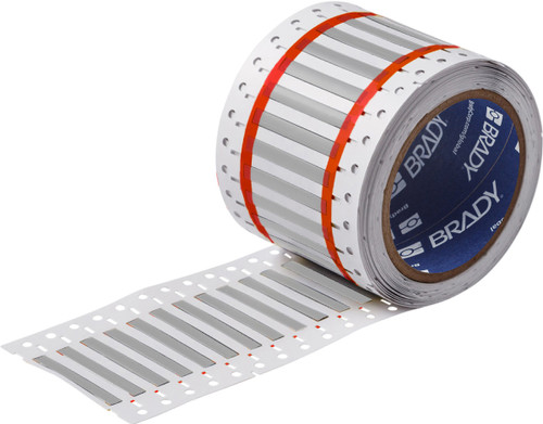 0.67" x 0.182" Brady PermaSleeve Heatex Wire Marking Sleeves Label - 2HX-094-2-GY-3