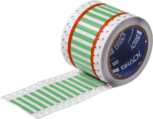 2" x 0.335" Brady PermaSleeve Heatex Wire Marking Sleeves Label - 2HX-187-2-GR-S