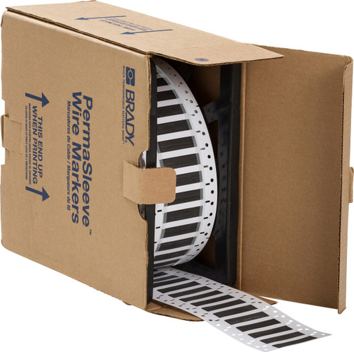 Brady Fluid Sleeve Resistant Permasleeve Marker Label - 3FR-250-2-BK-2