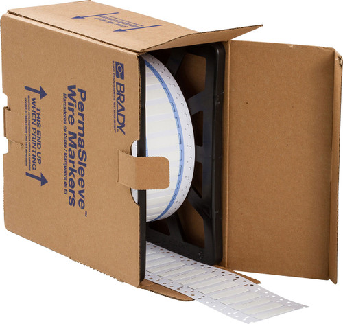 Brady PermaSleeve Marker Label - 3PS-250-2-WT