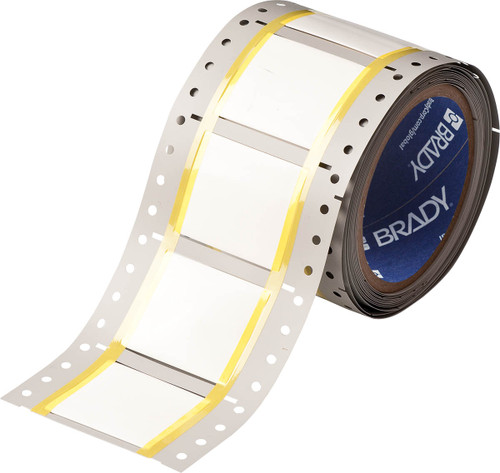 Brady High Temperature PermaSleeve Marker Label - 2HT-1000-2-WT-S