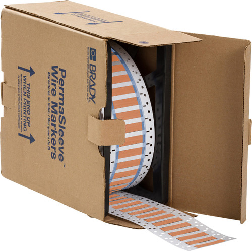Brady PermaSleeve Marker Label - 3PS-500-2-OR