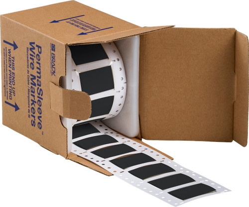 Brady PermaSleeve Marker Label - 3PS-750-2-BK-S