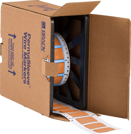 Brady PermaSleeve Marker Label - 3PS-750-2-OR-2