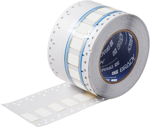 1" x 0.645" Brady Label - SA-3PS-375-1-WT