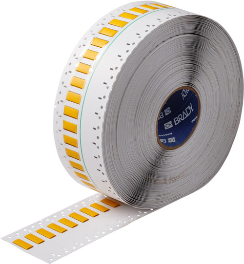 1" x 0.439" Brady Label - SA-2LSZH-250-1-YL