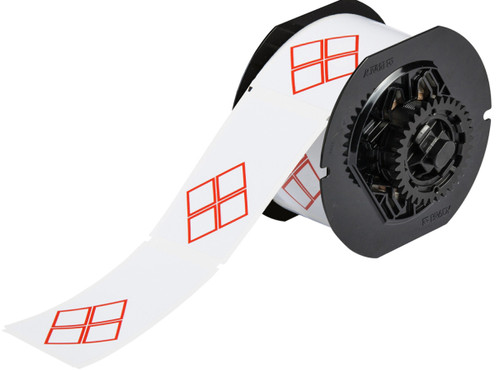 3.346" x 2.165" Brady Defender Series Label - B30-260-7569-CLP4B