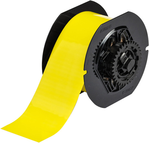 2.5" x 25' Brady Label - B30C-2500-509-YL