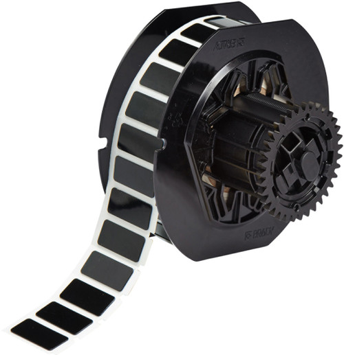 1.06" x 0.49" Brady Raised Panel Label (Black) (Cartridge of 500 Labels) - B30EP-171-593-BK