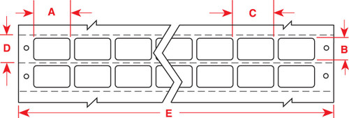 1.25" x 0.375" Brady DATAB Series Label (Yellow) (Pack of 10000 Labels) - DAT-2-637-10