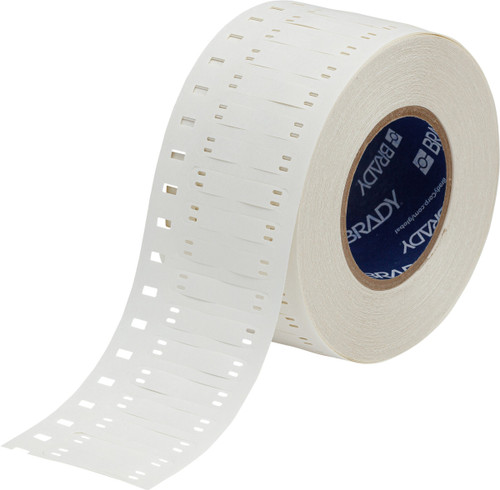 2.2" x 0.41" Brady Nomex Tag (Roll of 2500 Tags) - HSNX-400-2-WT