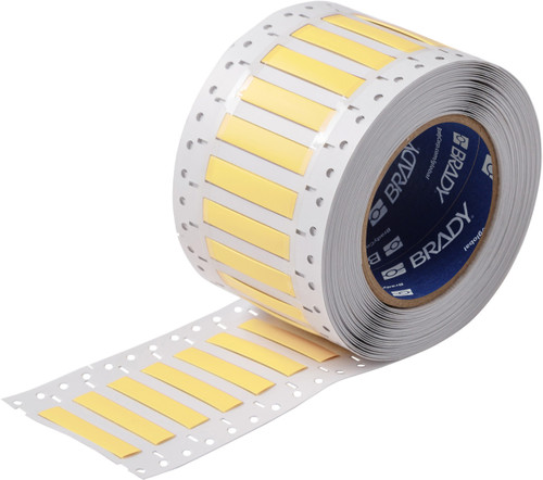 0.75" x 0.439" Brady PermaSleeve Heatex Heat Shrink Label - HX-250-150-YL-2