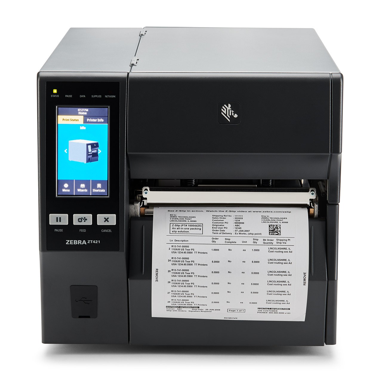 Zebra ZT421 RFID Barcode Printer - ZT42163-T0100A0Z