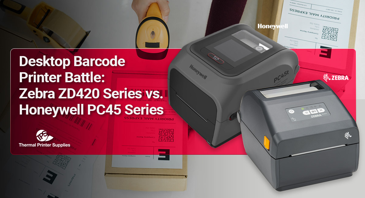 Desktop Barcode Printer Battle: Zebra ZD420 Series vs Honeywell