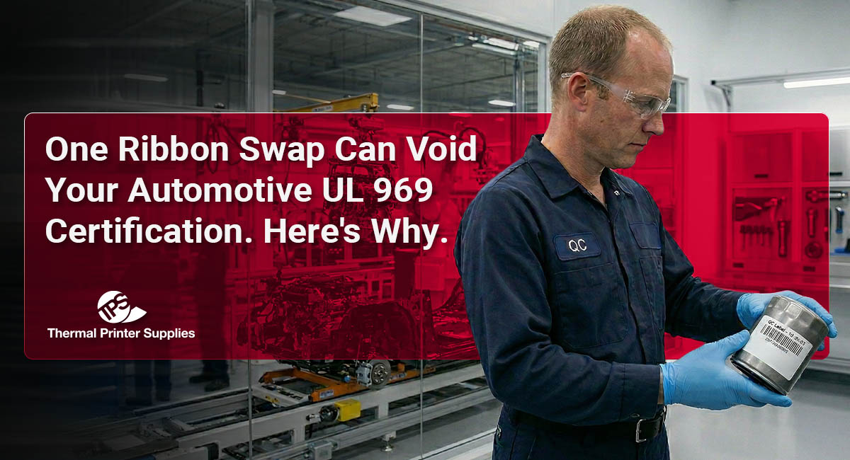 Custom Ul969 One Ribbon Swap Can Void Your Automotive UL 969 Certification. Here's ...