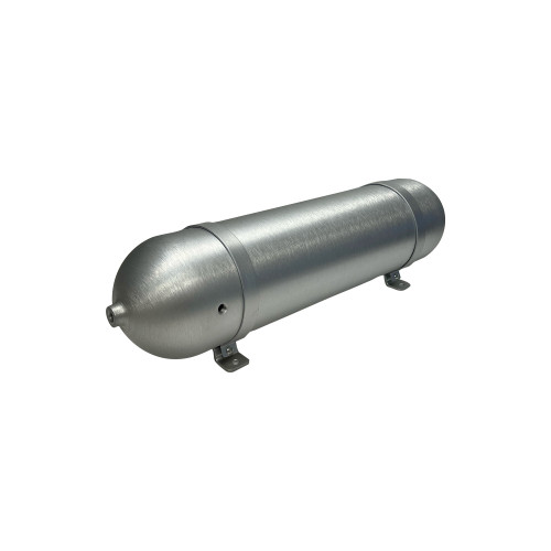 4 Gallon Seamless Aluminum Air Tank - 27.5" Long (8) 1/4 NPT Ports