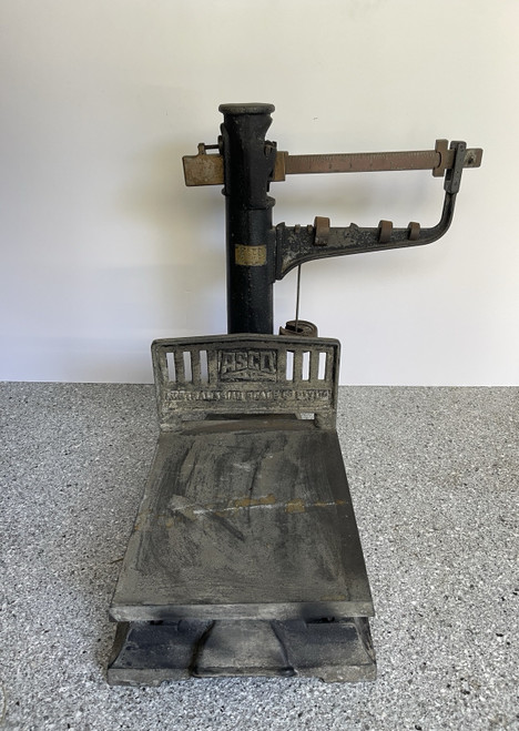 Antique ‘Australasian Scale Co Pty Ltd’ Cast Iron W&T Avery Weight System Antique ‘Australasian Scale Co Pty Ltd’ Cast Iron W&T Avery Weight System