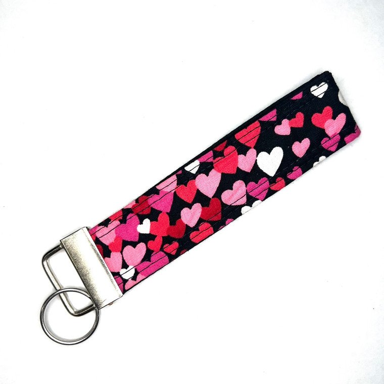 Heart Confetti Keychain