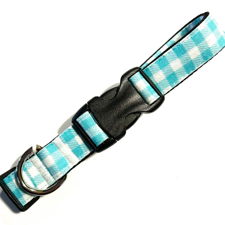 Collar- Blue Gingham