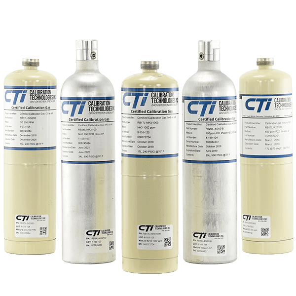 R514A Calibration Gas, 34L Cylinder, 200 PPM, Balance Air RB34L ...
