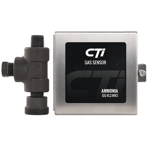 Gas Sensor, Vent Line, catalytic-bead, Ammonia 0-1%, 4/20 mA output, Includes mounting kit