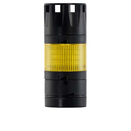 Stacklight, 24Vdc LED Flashing 1-way Yellow with Buzzer